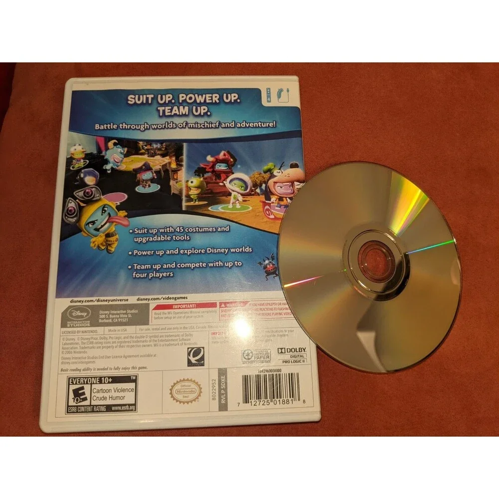 Disney Universe, Nintendo Wii, Complete, Excellent Condition